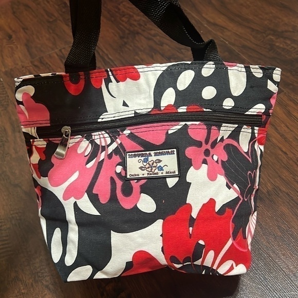 HAWAIIAN SOUVENIR canvas tote bag.  Makes a great lunch box carrier - Picture 1 of 11